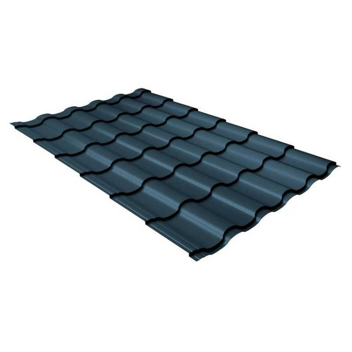 Металлочерепица Grand Line Покрытие Kredo 0,5 Satin Мatt RAL7024