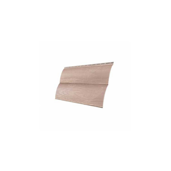 Металлический сайдинг Grand Line Сталь Блок-хаус 0.45 мм Print Twincolor с пленкой White Wood