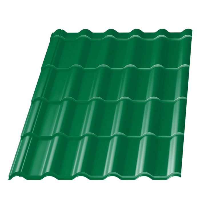 Металлочерепица Банга 0,45 RAL 6029 Зеленая мята