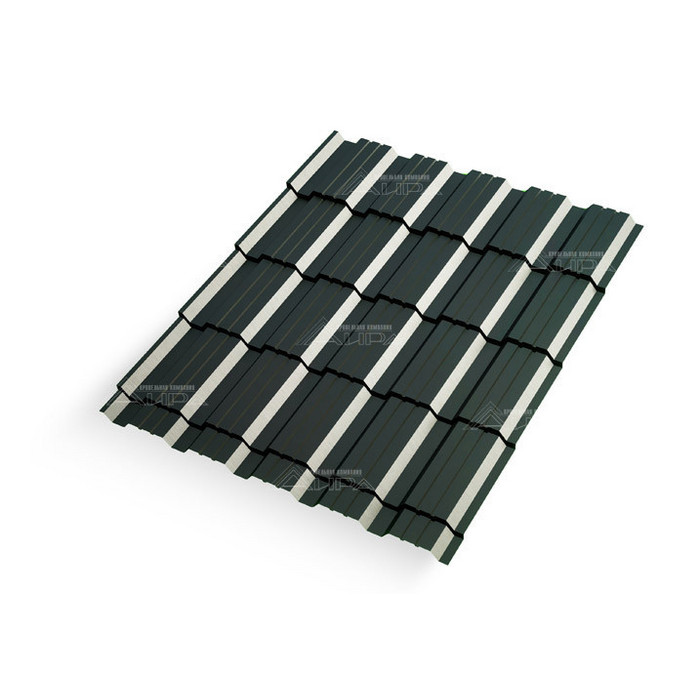 Металлочерепица Каскад Multigloss Black Pearl